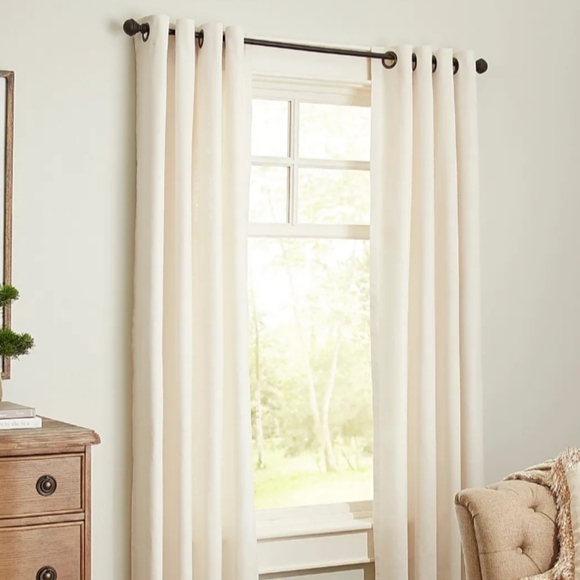 Pier 1 Other - Pier 1 Cassidy Chambray Grommet Ivory Curtain